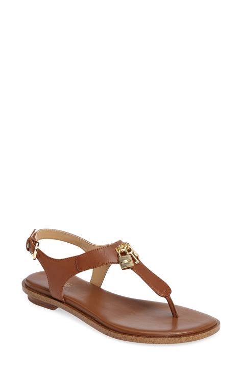 michael kors suki t strap charm sandal|Michael Michael Kors Suki T.